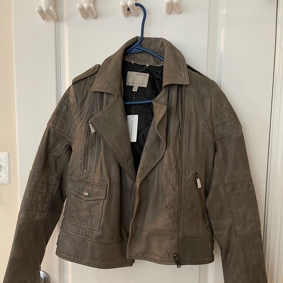 Nwt Banana Republic heritage leather jacket - Picture 2 of 10